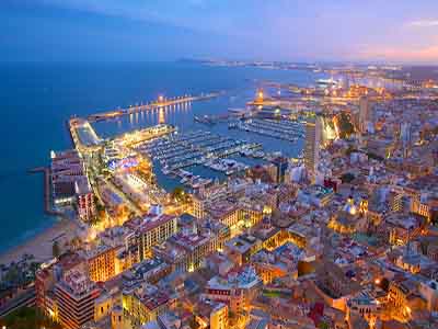 Vista aérea de Alicante